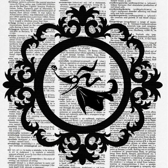 Nightmare Before Christmas Dictionary Art Bundle - Picture 5 of 7